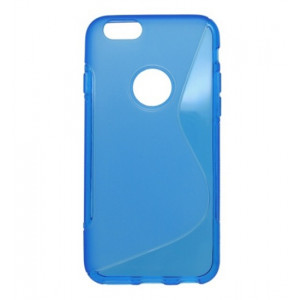 Gumené púzdro S-line Iphone 6G 4,7"  modré